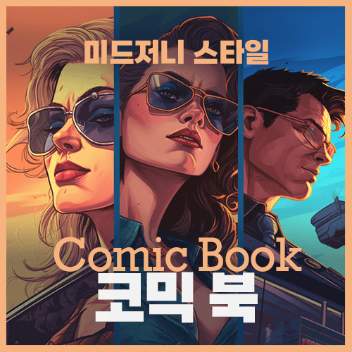 미드저니 코믹 코믹스 코믹북 comic